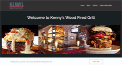 Desktop Screenshot of kennyswoodfiredgrill.com