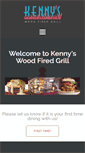 Mobile Screenshot of kennyswoodfiredgrill.com